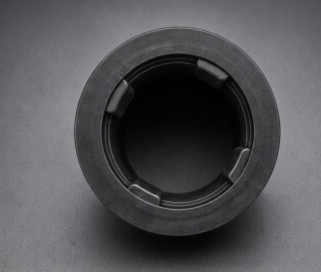 Black plastic plugs for industrial use